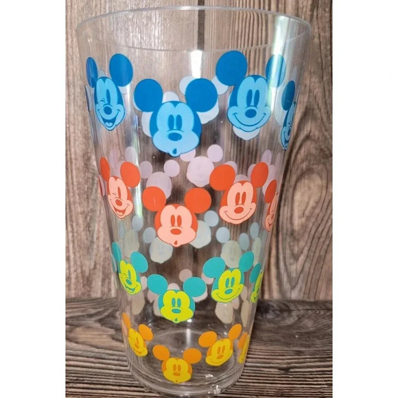 Disney Mickey Mouse Cups/Tumblers, Plastic with colorful Mickey Mouse Faces. - Picture 2 of 6